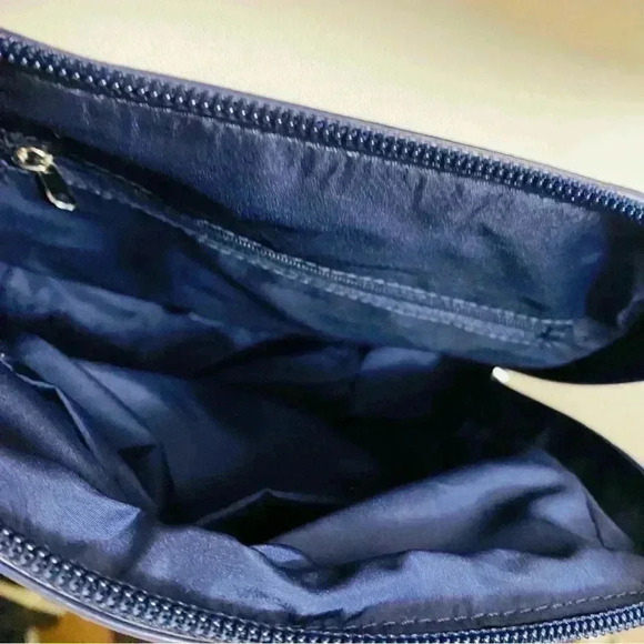 Danielle Nicole ~ mini bagpack ~ white and green~good condition - Picture 6 of 6